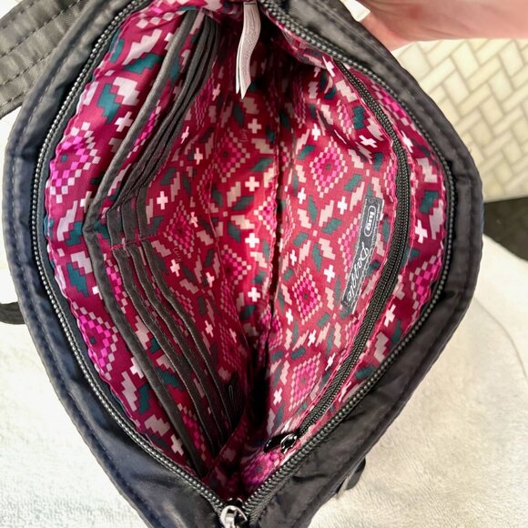 Lug Dazzle Crossbody Bag - Black - EUC - Picture 7 of 15